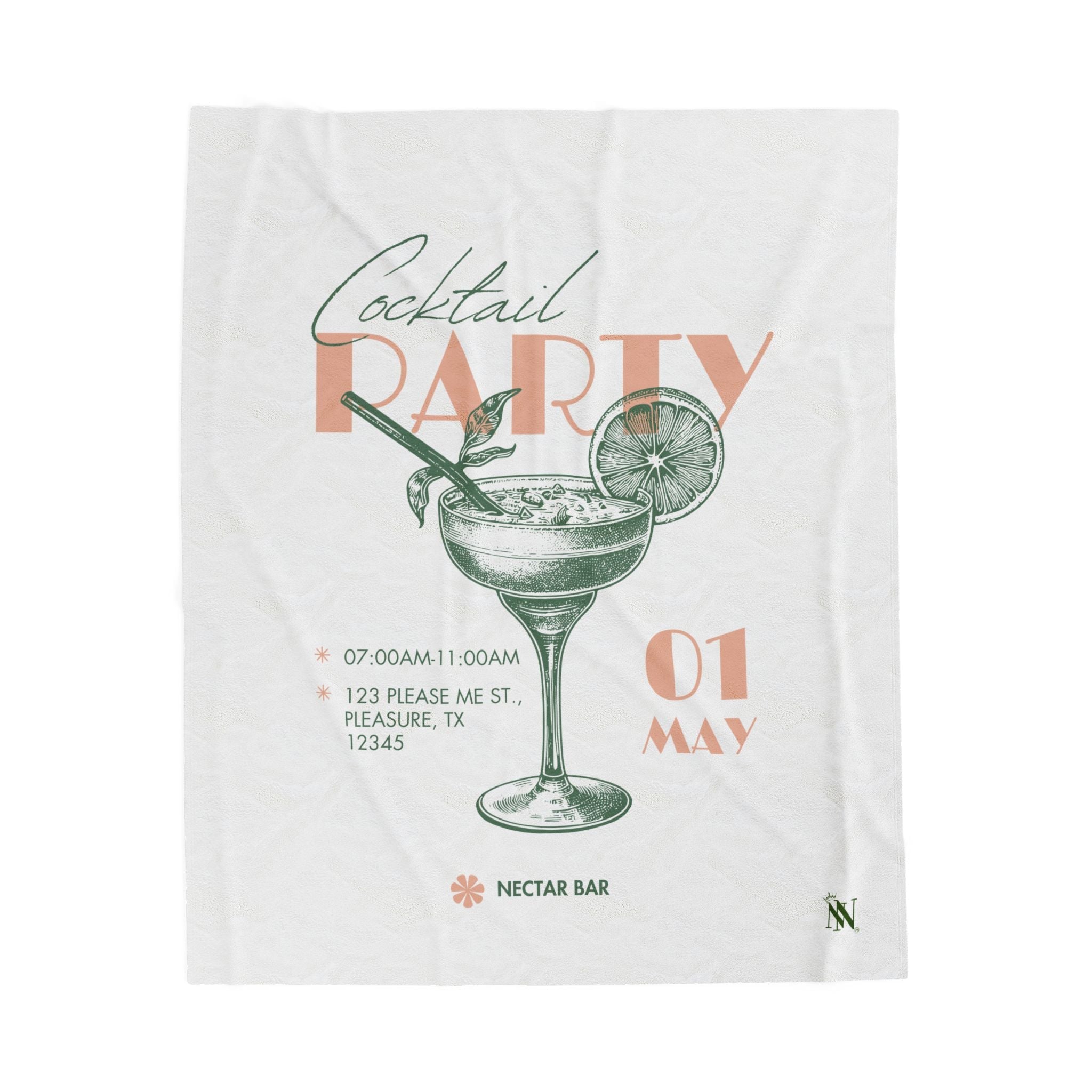 Cocktail Party | Mix & Match Fun-Flirty Lovers’ Blankets