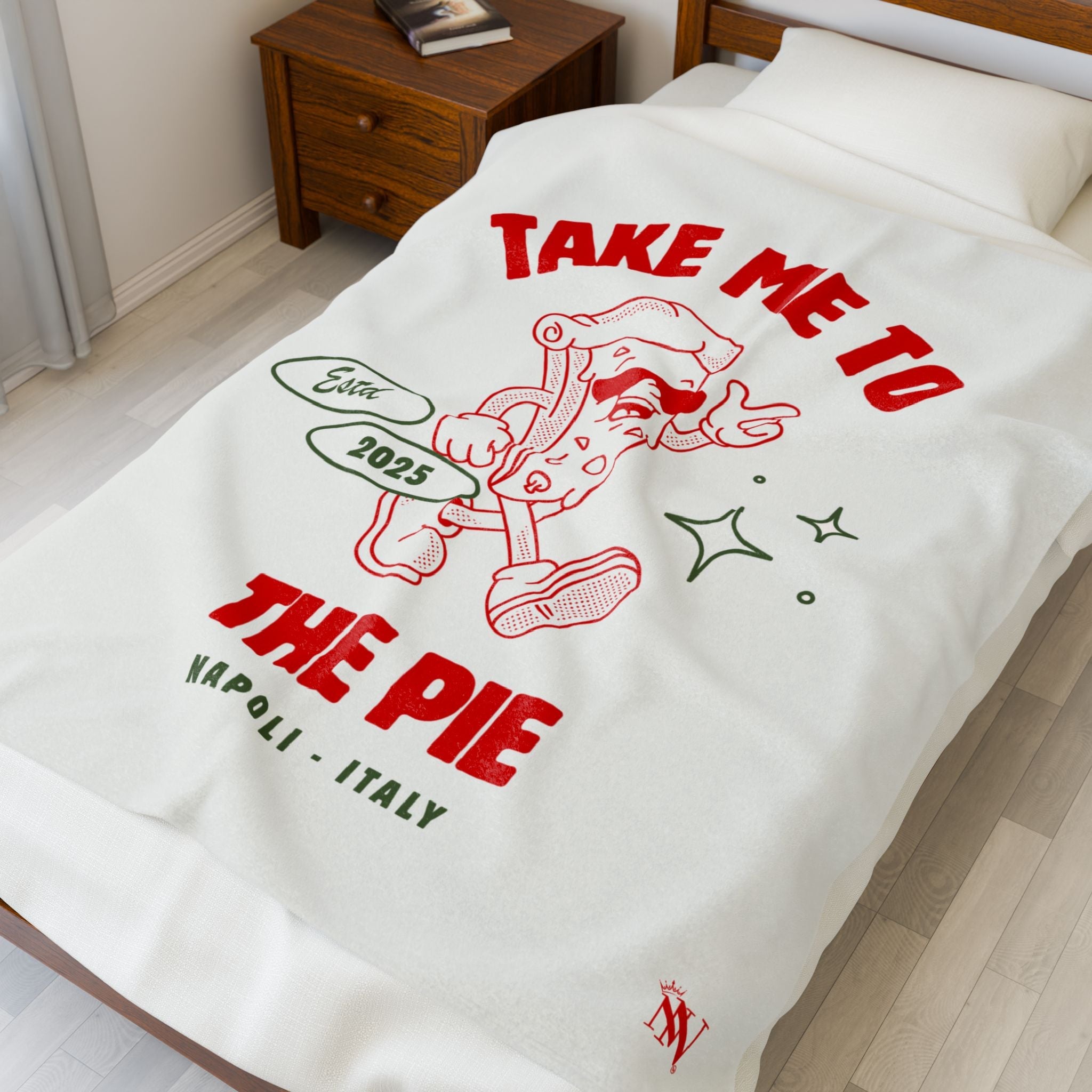 Take Me to the Pie | Mix & Match Velveteen Fun-Flirty Lovers’ Blankets