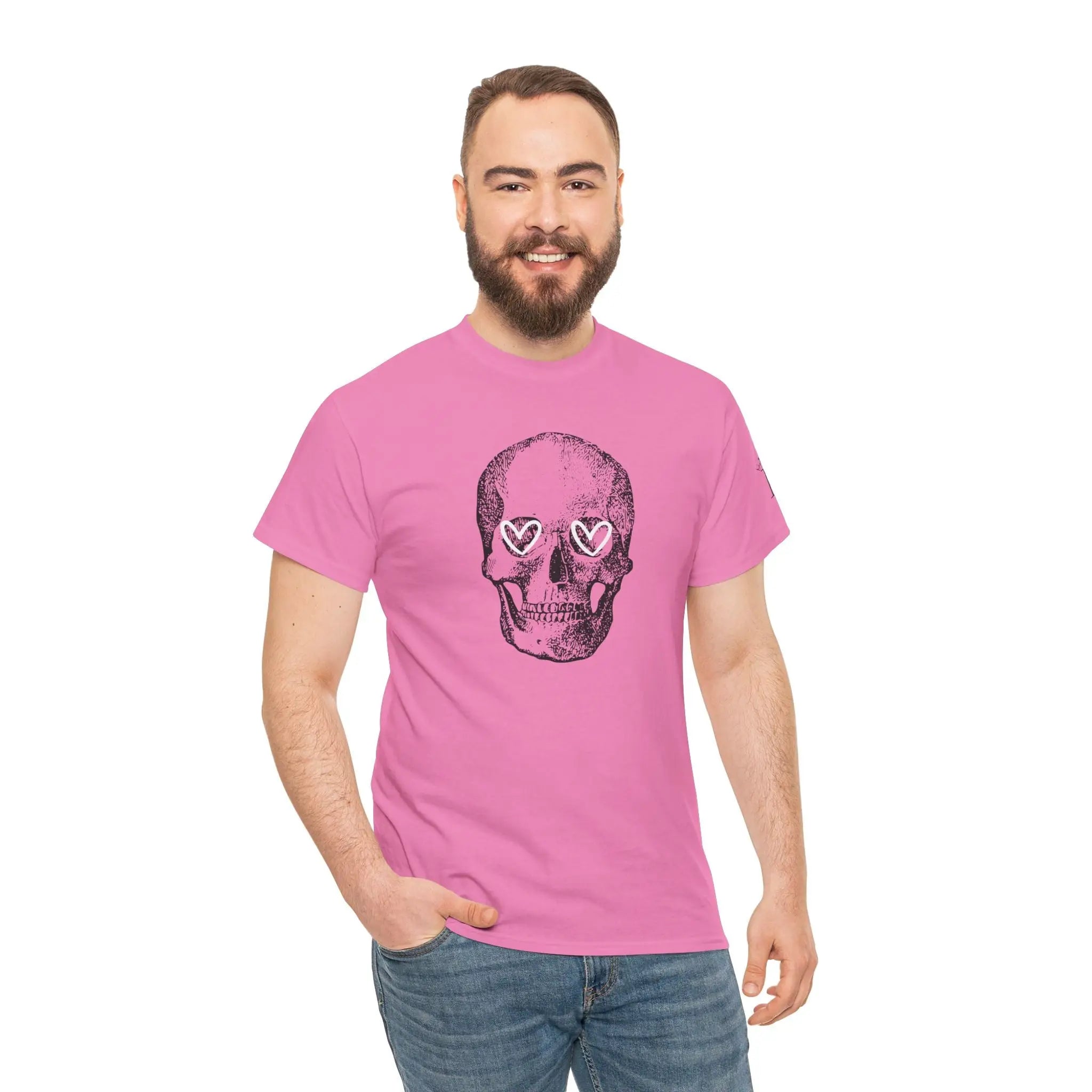 Skull Heart Eyes | Mix & Match Cotton Unisex Fun-Flirty Lovers’ T-Shirts