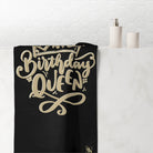 Gold Crown Birthday Queen | Mix & Match XL Fun-Flirty Lovers’ Towels