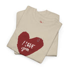 I Love You Paper Note Couples Sex Gifts 100% Cotton T-Shirt