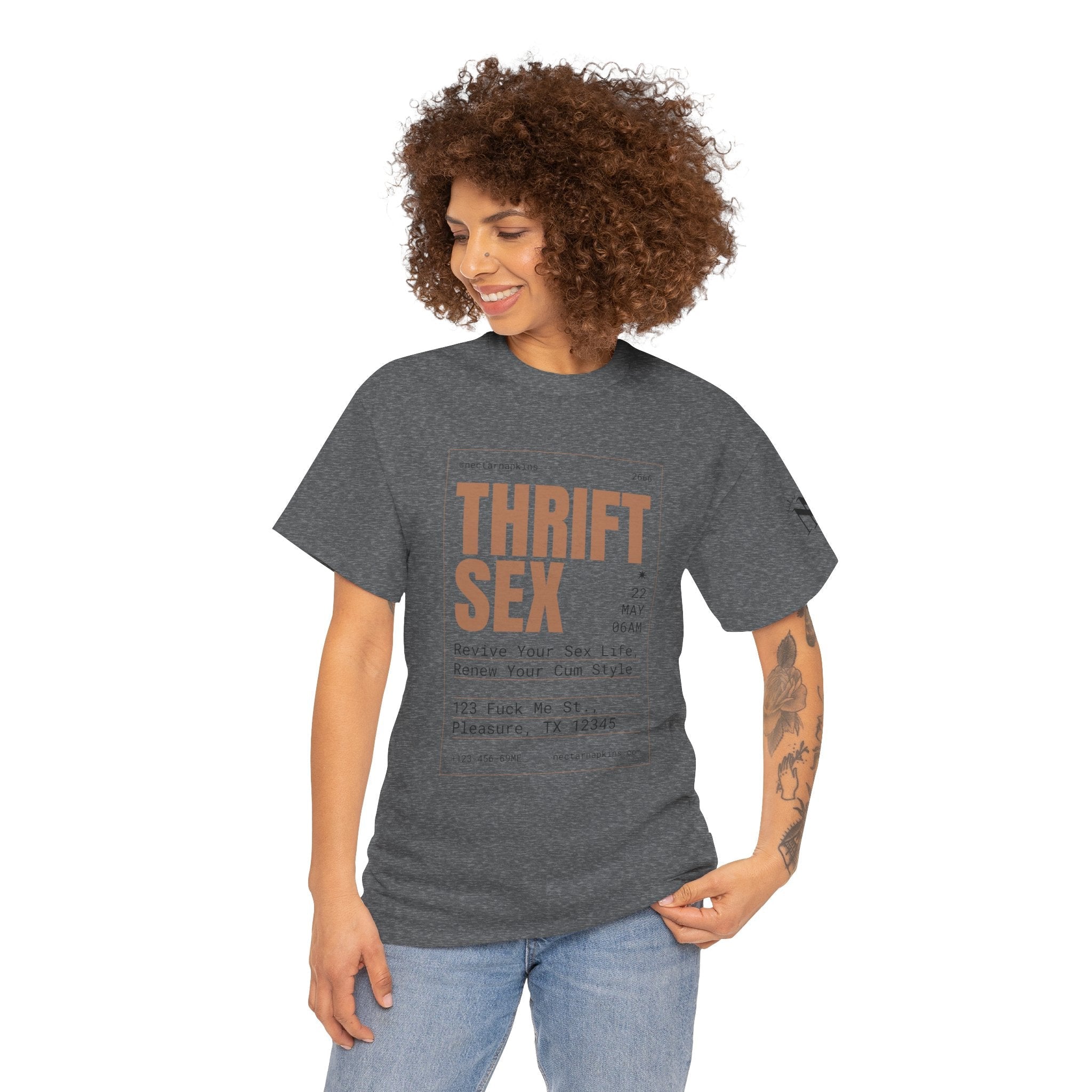 Thrift Sex | Mix & Match 100% Cotton Unisex Fun-Flirty Lovers’ Tees