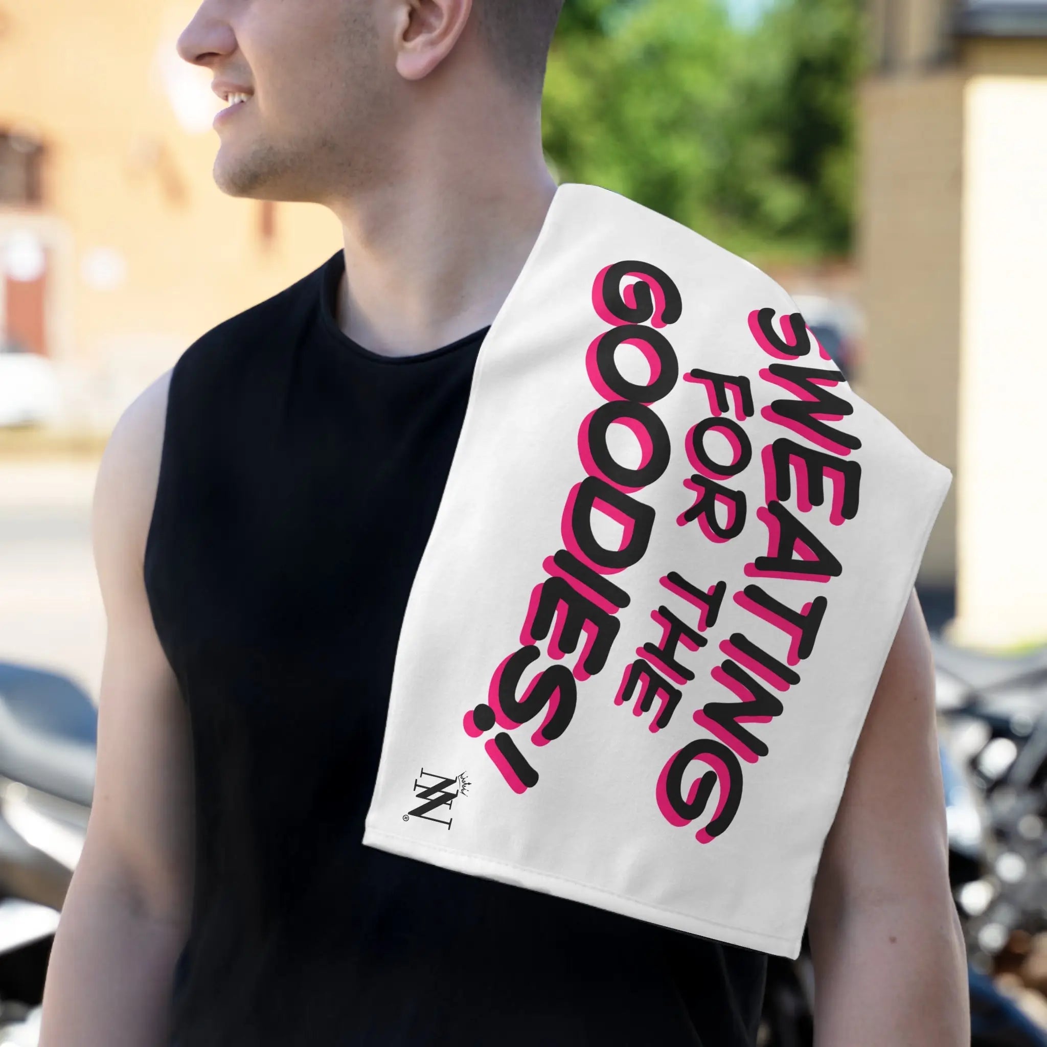 Sweating for the Goodies! | Nectar Napkins Fun-Flirty Lovers’ Towels