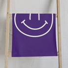 Happy Smiling Emoji Purple | Mix & Match Classic Fun-Flirty Lovers’ Towels