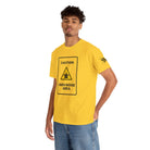 Caution High Noise Area | Mix & Match Cotton Unisex Fun-Flirty Lovers’ T-Shirts
