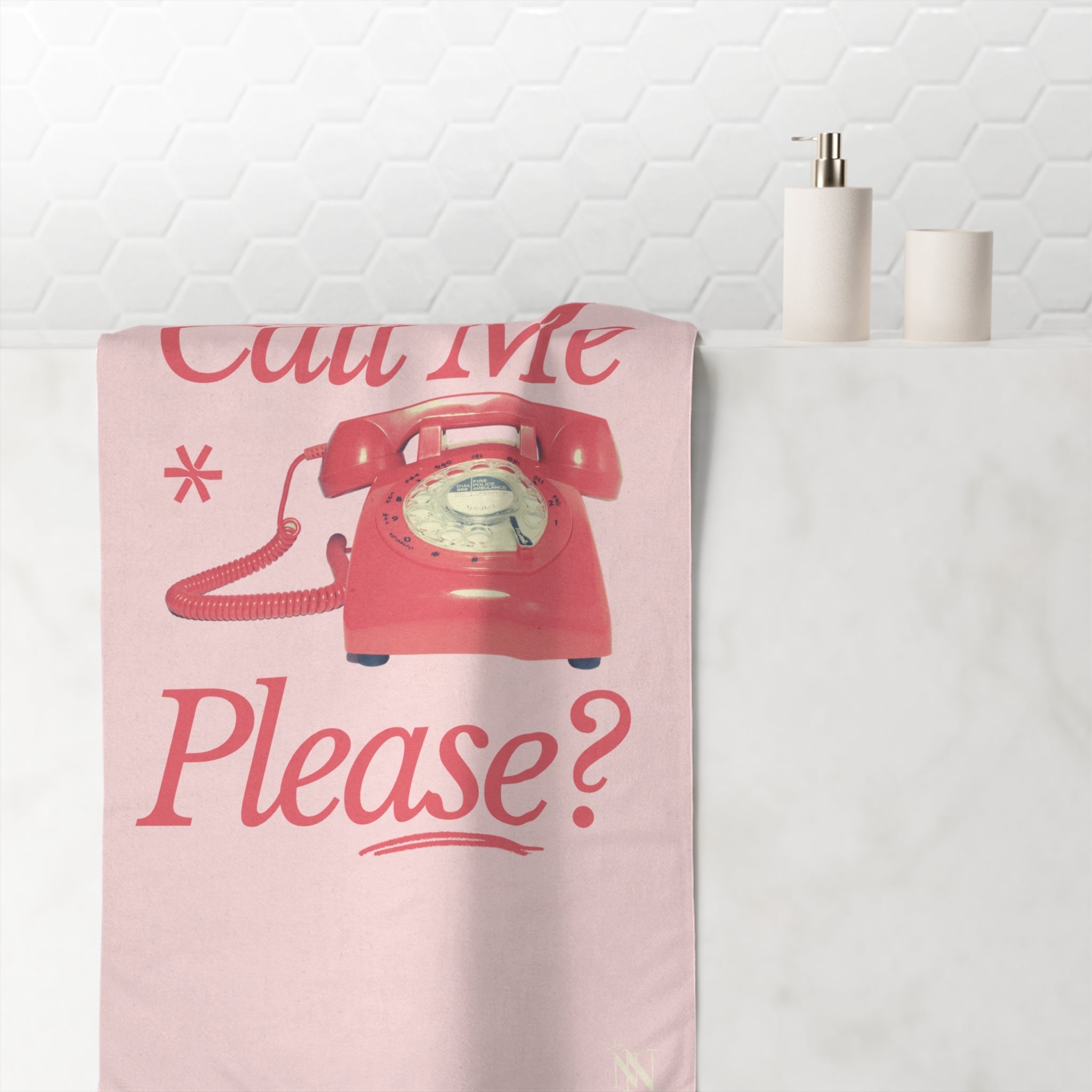 sooo... Call Me Please? | Mix & Match XL Fun-Flirty Lovers’ Towels
