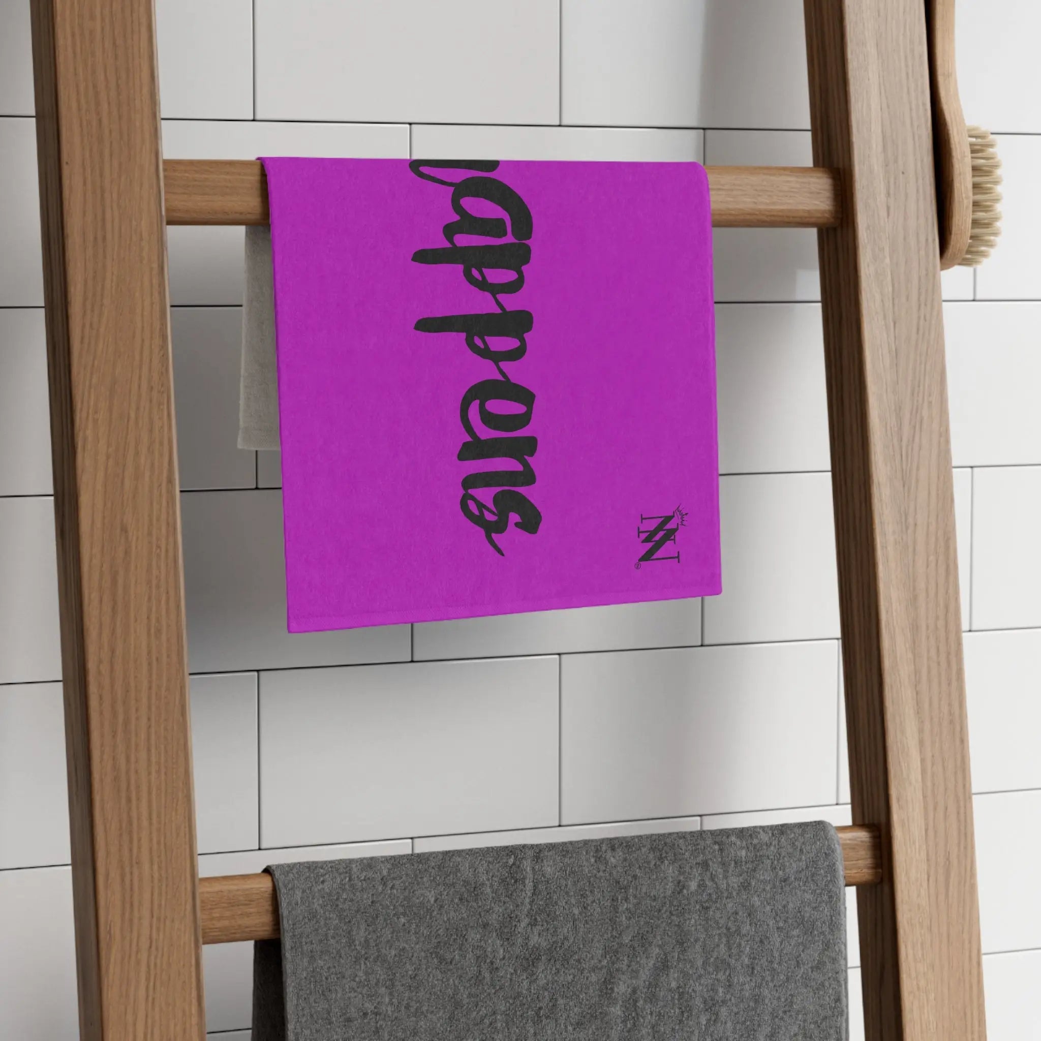 Shit Happens Bright Purple | Mix & Match Soft Fun-Flirty Lovers’ Towels