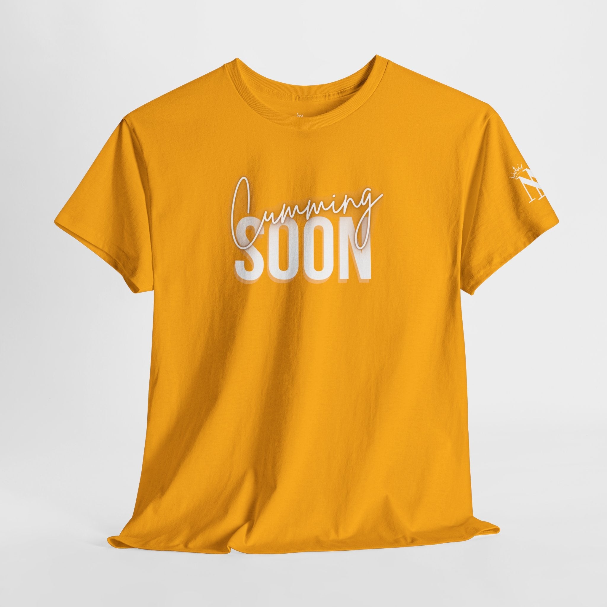 Cumming Soon 24k Gold Print Sex Gifts for Her Graphic T-Shirt