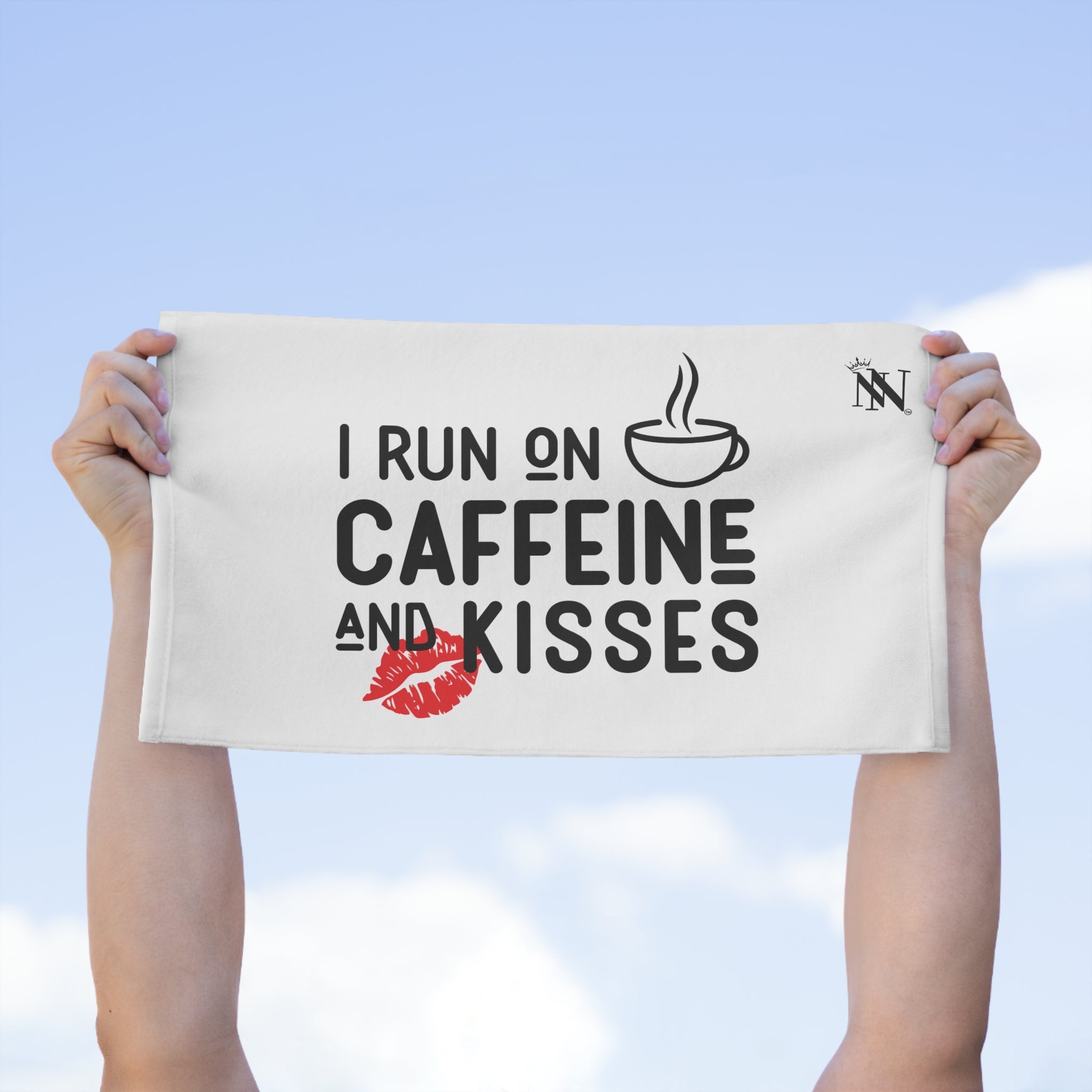 I Run on Caffeine & Kisses | Mix & Match Soft Fun-Flirty Lovers’ Towels