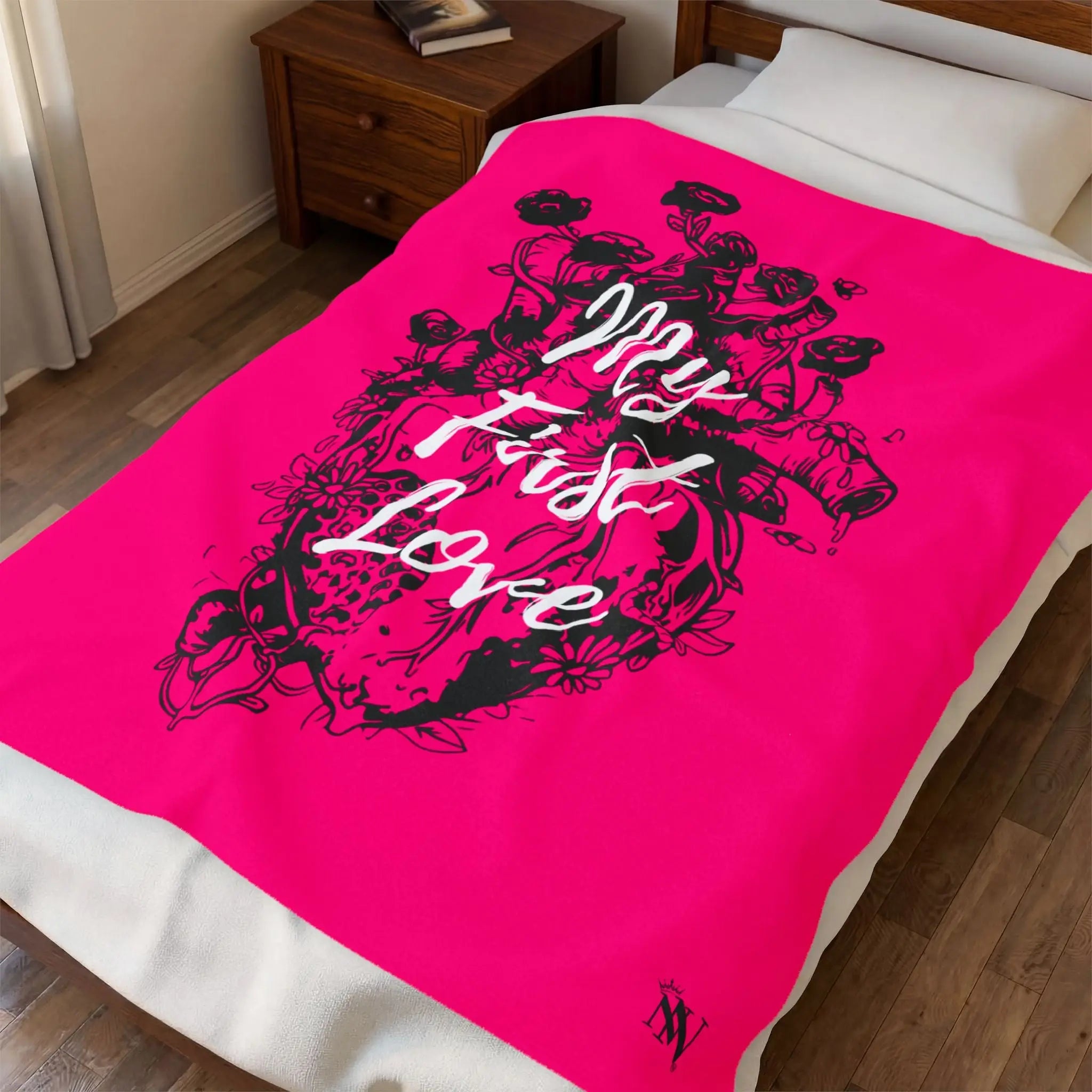 My First Love Real Heart & Flowers | Nectar Napkins Fun-Flirty Lovers’ Blankets