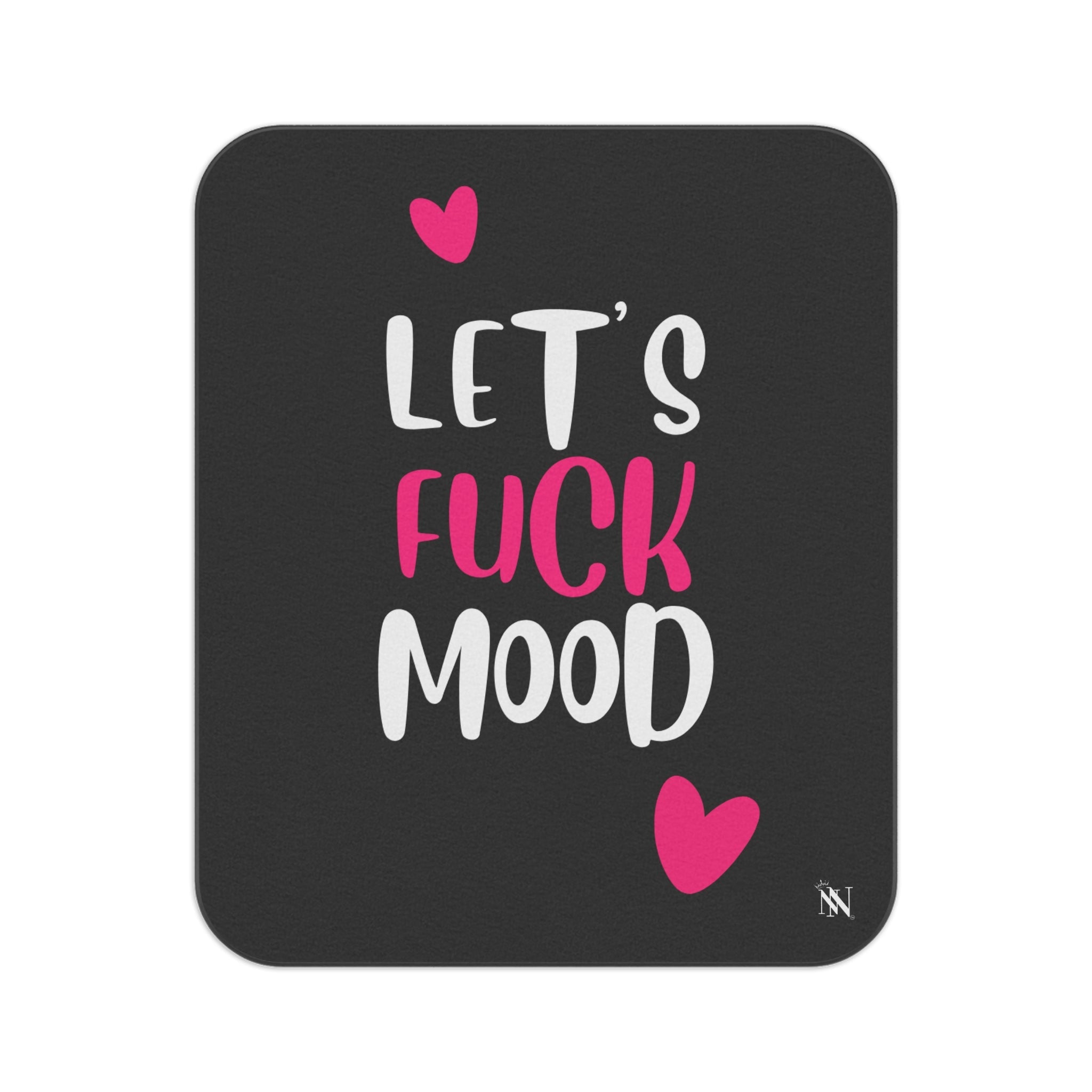 Let’s Fuck Mood Hearts Playful Water-Resistant Sex Blanket