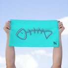 Blue Fish Bone | Mix & Match Soft Fun-Flirty Lovers’ Towels