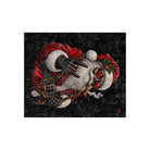 Santa in Chains Christmas | Nectar Napkins Fun-Flirty Lovers’ Crushed Velvet Blankets
