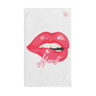Hers Biting Lip | Mix & Match Classic Fun-Flirty Lovers’ Towels