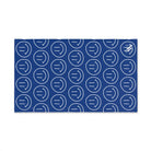 Happy Smiling Emoji Pattern Blue | Mix & Match Classic Fun-Flirty Lovers’ Towels