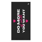 Do More of What You Want Hearts Extra Large Towel for Sex