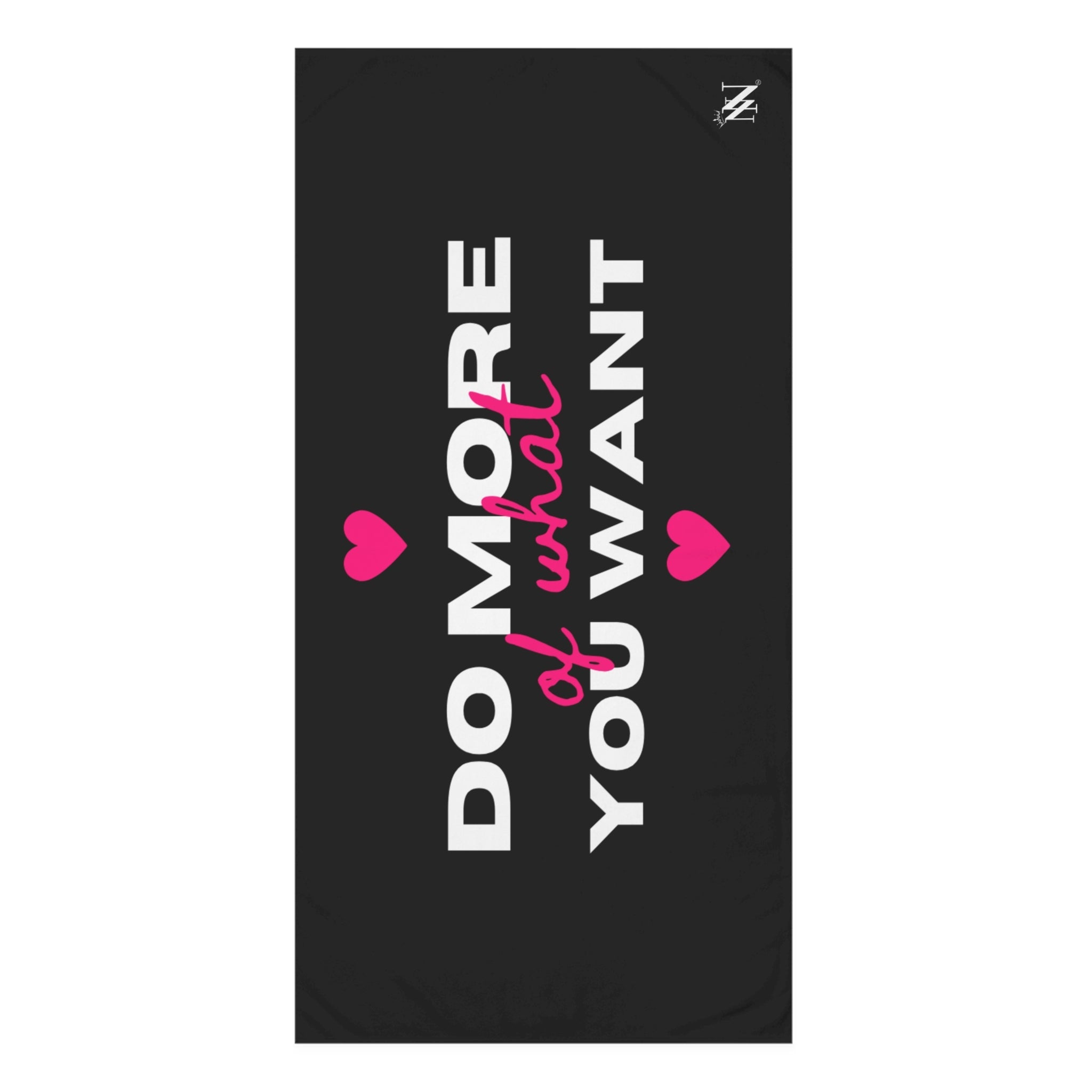 Do More of What You Want Hearts Extra Large Towel for Sex