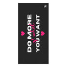 Do More of What You Want Hearts | Mix & Match XL Fun-Flirty Lovers’ Towels