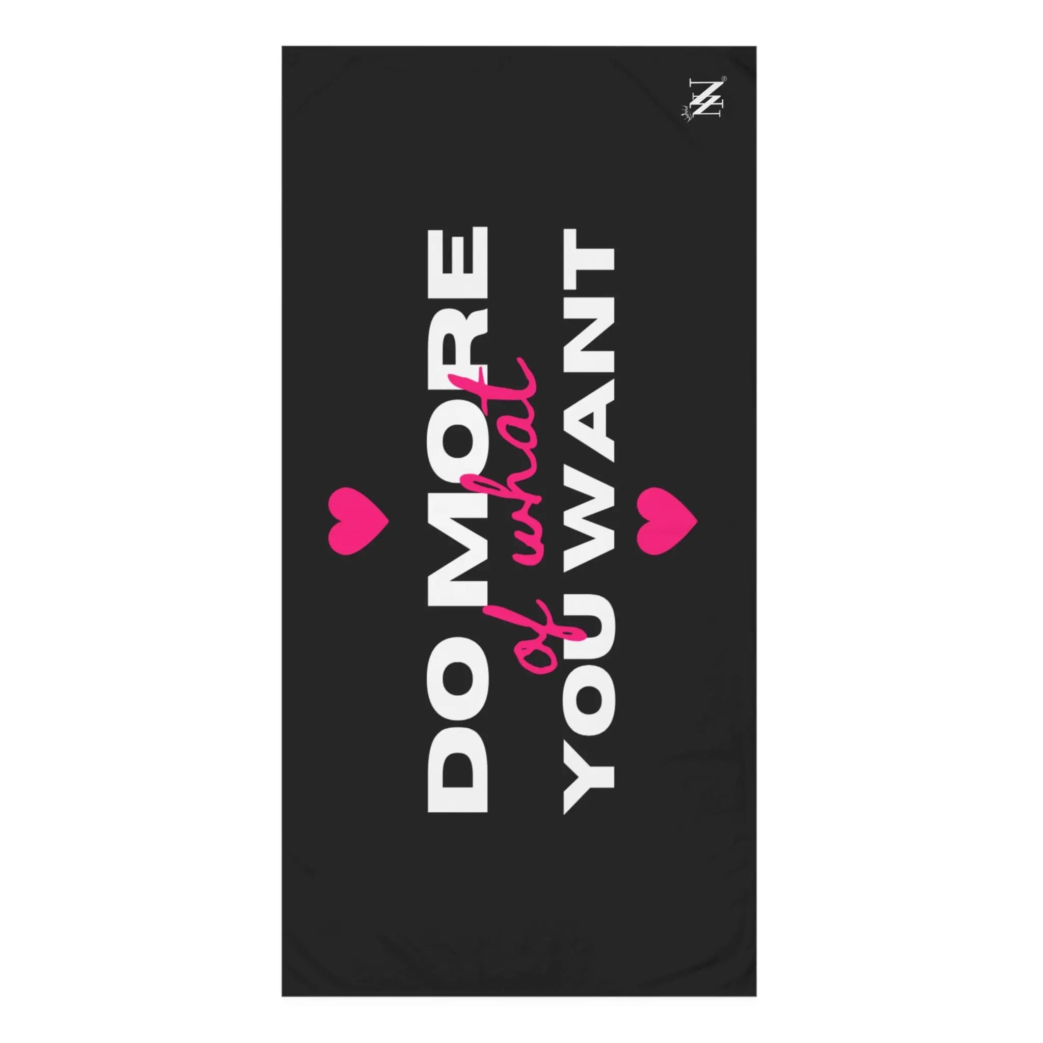 Do More of What You Want Hearts Extra Large Towel for Sex