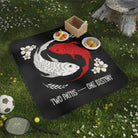 Two Paths One Destiny Koi Fish Ying Yang | Nectar Napkins Fun-Flirty Lovers’ Sex Blankets
