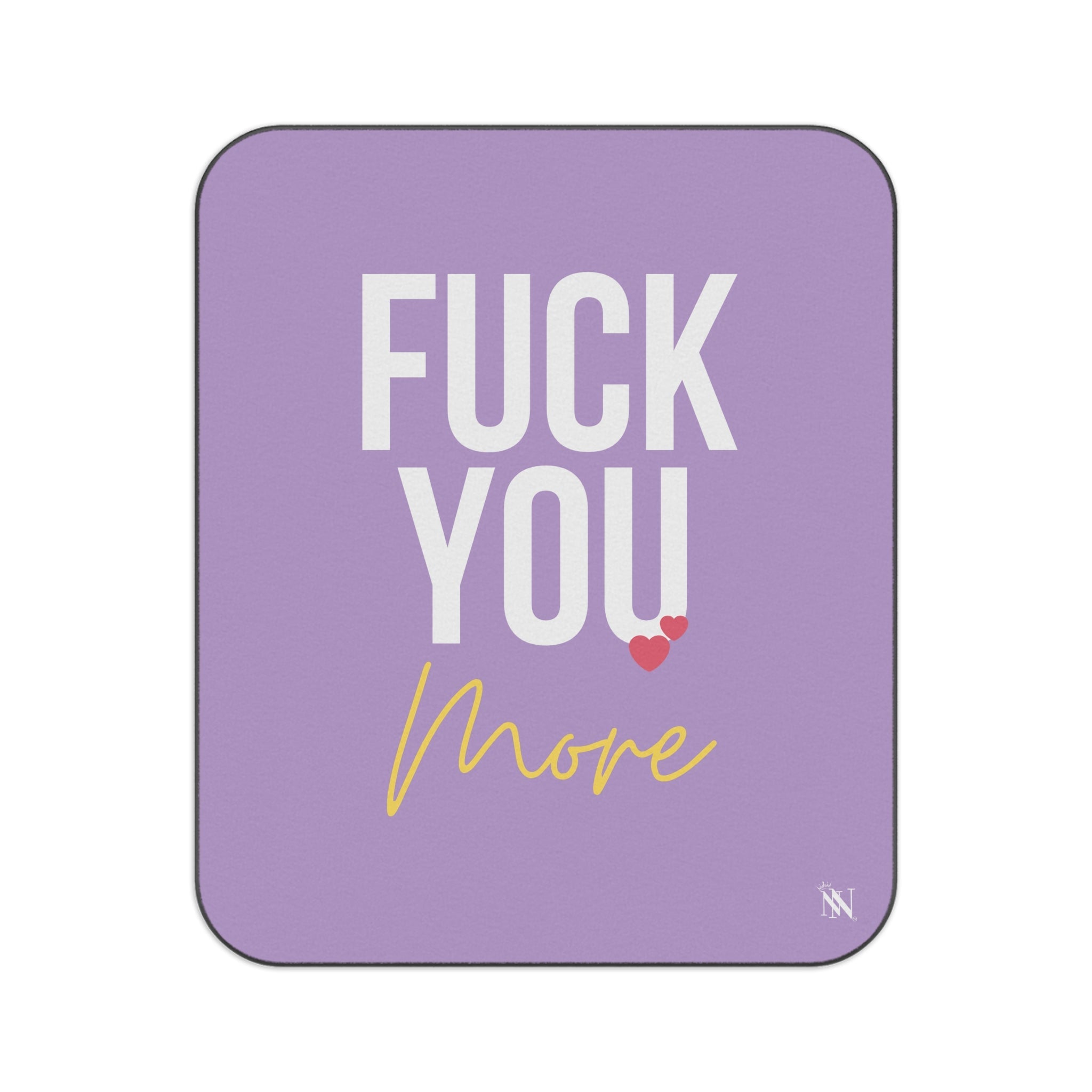 Fuck You More | Mix Match Fun-Flirty Lovers’ Water-Resistant Blankets