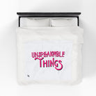 Unspeakable Things | Mix & Match Velveteen Fun-Flirty Lovers’ Blankets