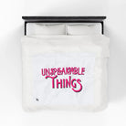 Unspeakable Things | Mix & Match Velveteen Fun-Flirty Lovers’ Blankets