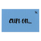 Cum On... Light Blue | Mix & Match Soft Fun-Flirty Lovers’ Towels