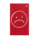 Sad Emoji Red Cum Towel