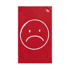 Sad Emoji Red | Mix & Match Classic Fun-Flirty Lovers’ Towels