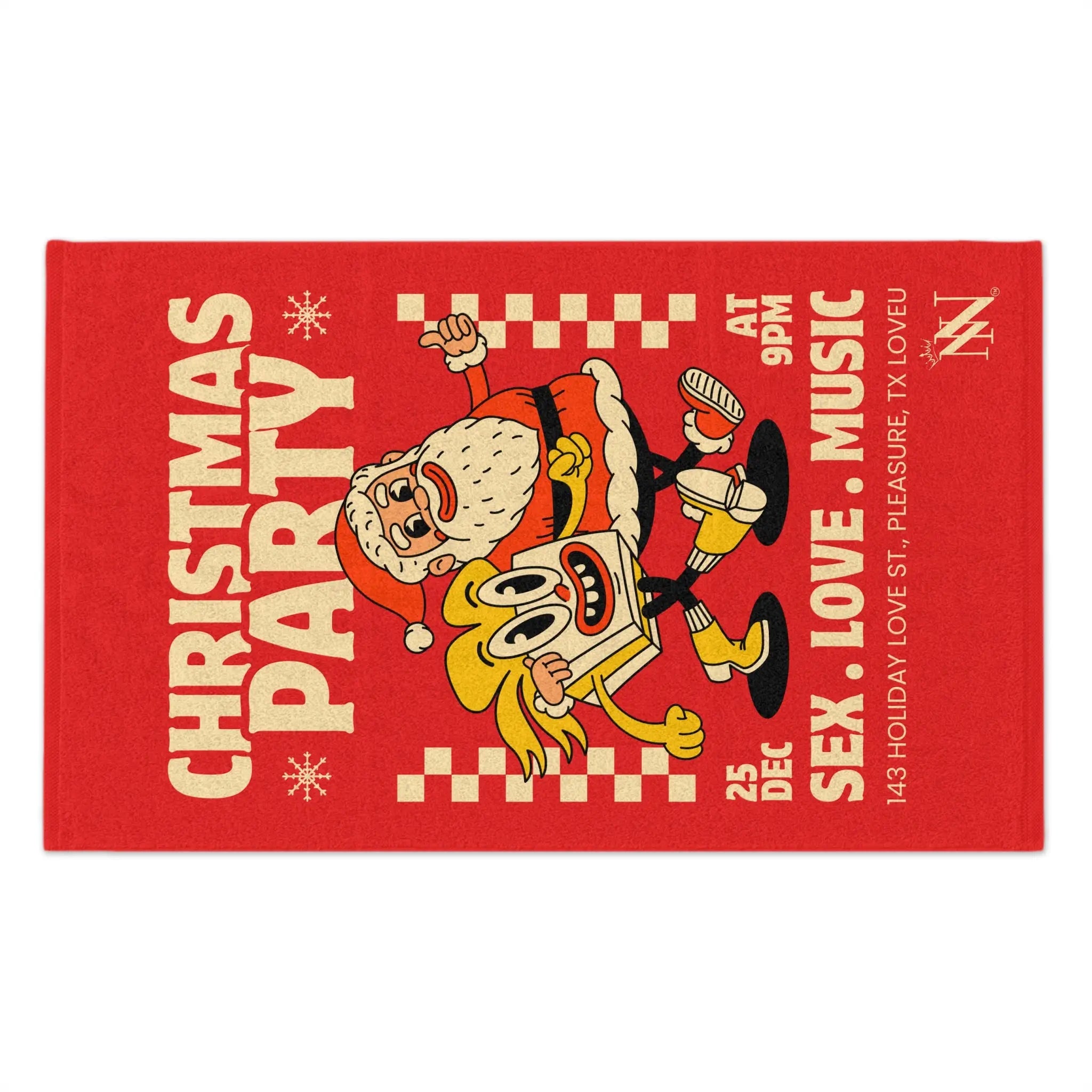 Christmas Party | Mix & Match Soft Fun-Flirty Lovers’ Towels