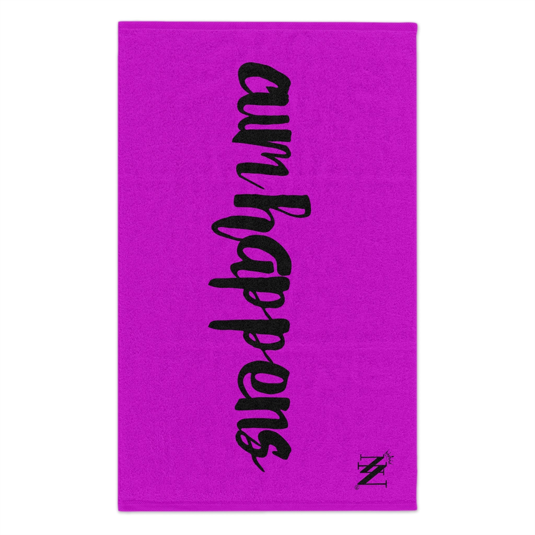 Cum Happens Bright Purple | Mix & Match Soft Fun-Flirty Lovers’ Towels