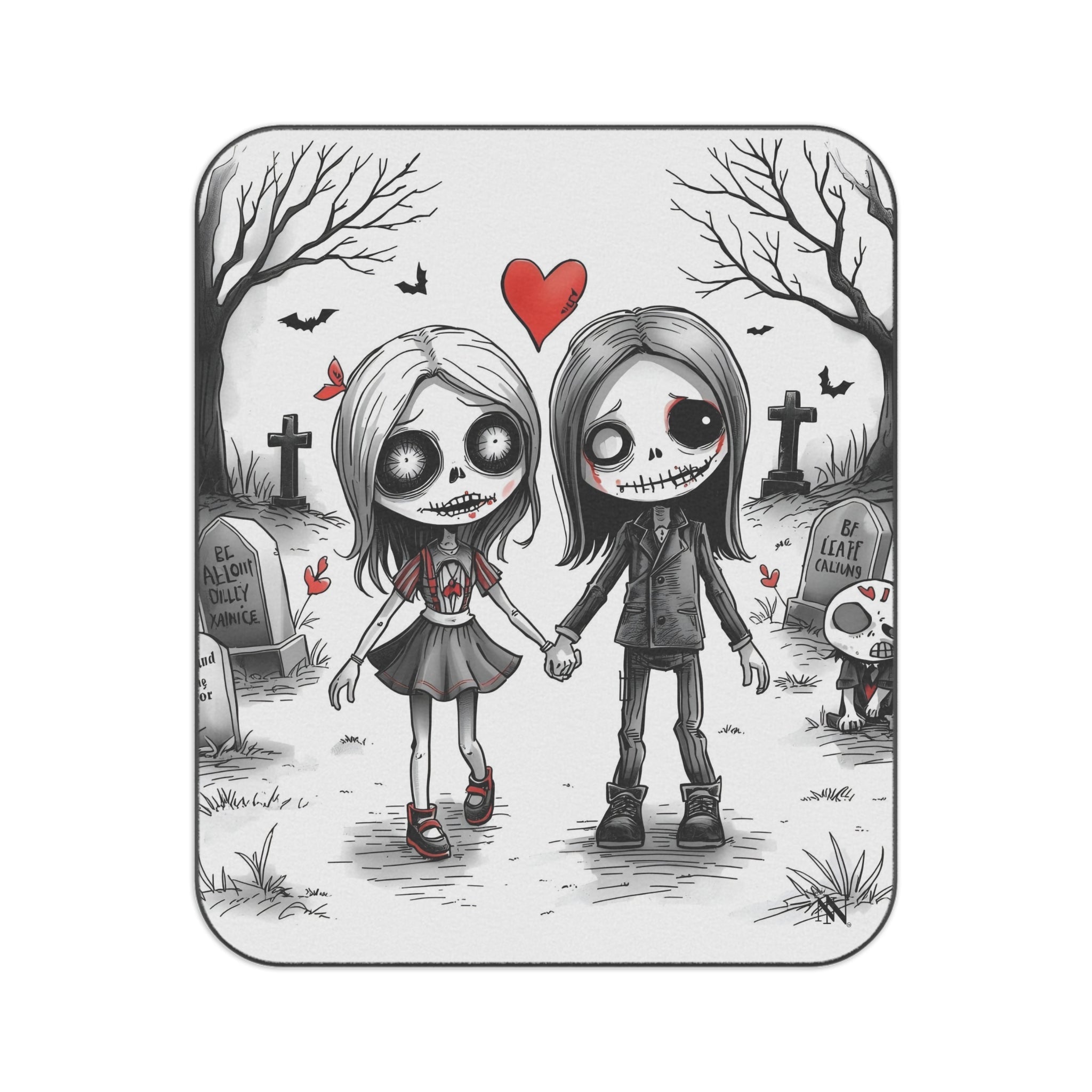 Even in Death | Mix Match Fun-Flirty Lovers’ Water-Resistant Blankets