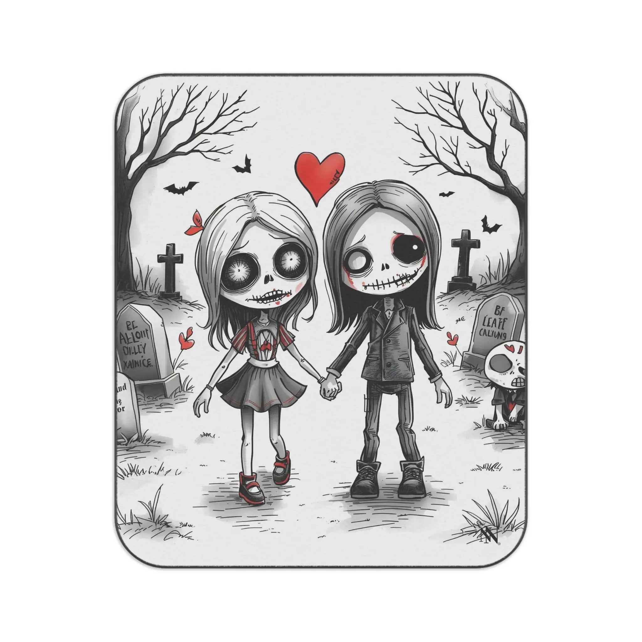 Even in Death | Mix Match Fun-Flirty Lovers’ Water-Resistant Blankets