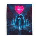 Dark Love Graphic | Mix & Match Velveteen Fun-Flirty Lovers’ Blankets