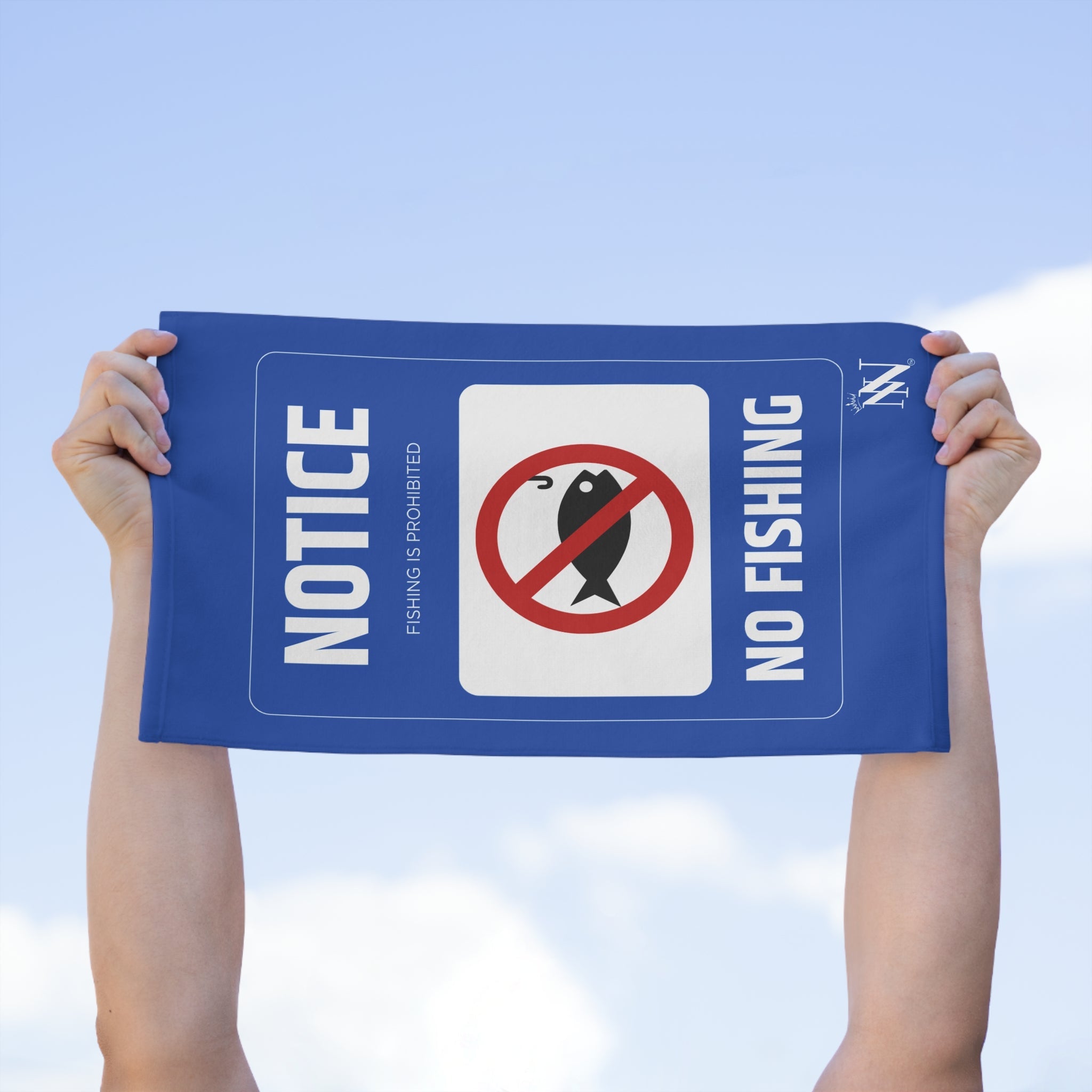 No Fishing Sign Sex Towel