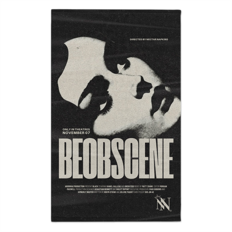 Be Obscene Movie Poster | Mix & Match Soft Fun-Flirty Lovers’ Towels