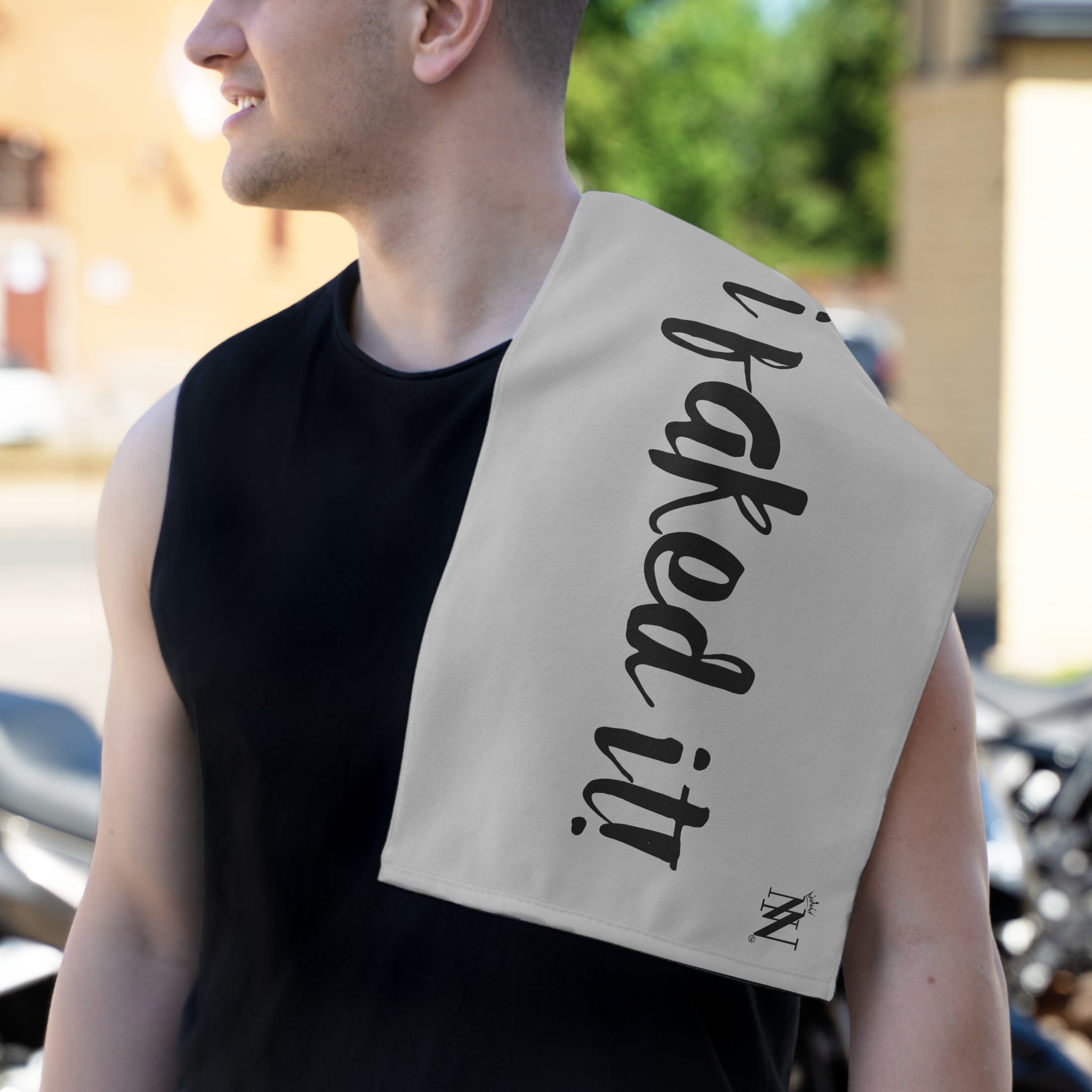 I Faked It! Silver | Mix & Match Soft Fun-Flirty Lovers’ Towels