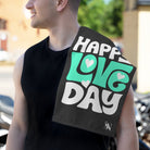 Happy Love Day Hearts | Mix & Match Soft Fun-Flirty Lovers’ Towels