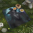 Gothic Witch Fantasy Women Couple Friendly Water-Resistant Sex Blanket