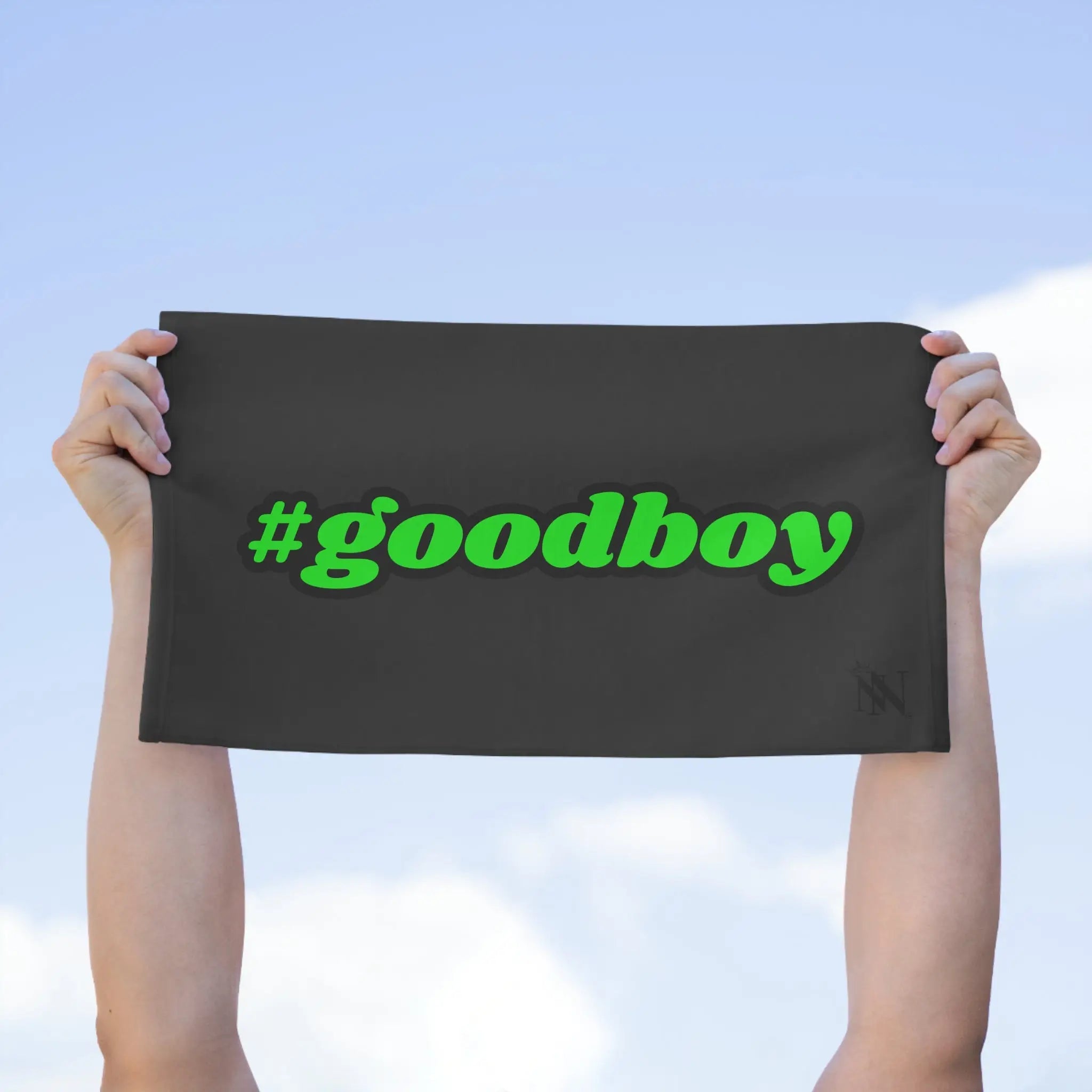 #goodboy Dark Grey | Mix & Match Soft Fun-Flirty Lovers’ Towels
