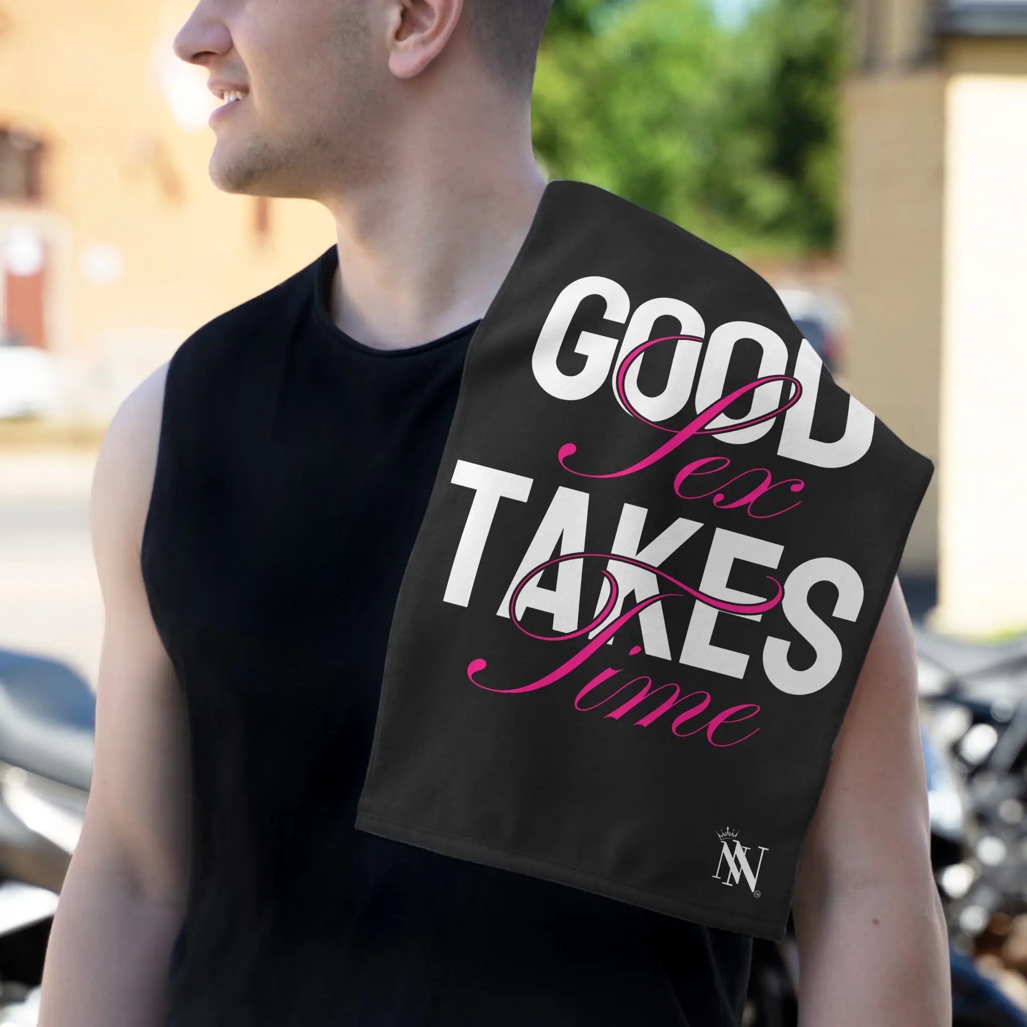 Good Sex Takes Time | Mix & Match Soft Fun-Flirty Lovers’ Towels