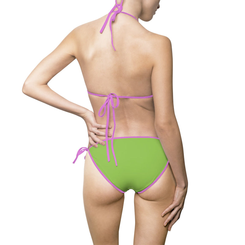 Green Strappy | Mix & Match Fun-Flirty Lovers’ String Bikinis