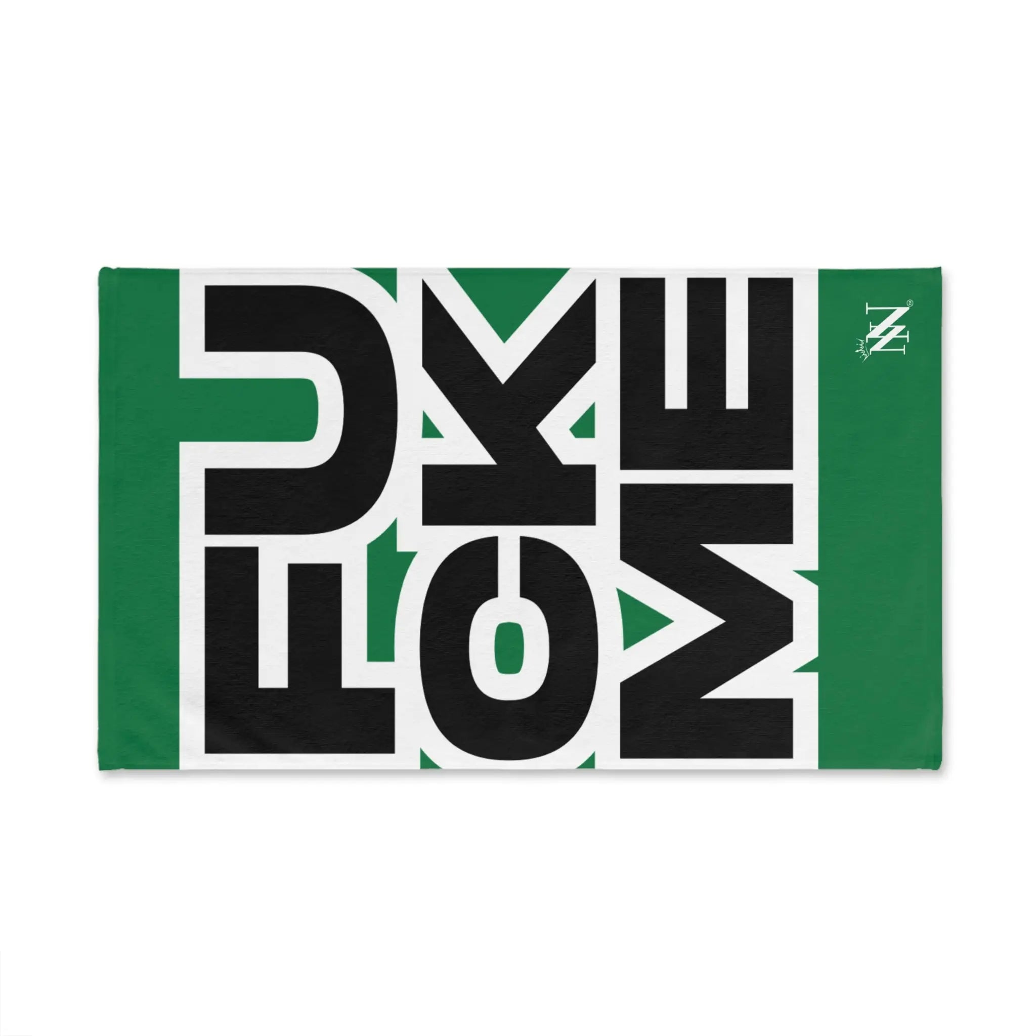 FUCK ME Block Letter Green Cum Towel