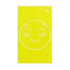 Yes Emoji Neon Yellow Cum Towel