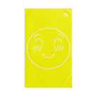 Yes Emoji Neon Yellow | Mix & Match Classic Fun-Flirty Lovers’ Towels