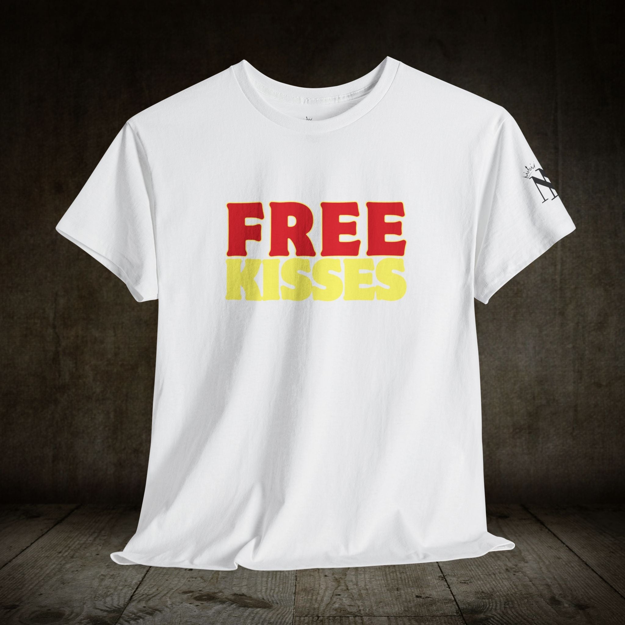 Free Kisses! | Mix & Match 100% Cotton Unisex Fun-Flirty Lovers’ Tees