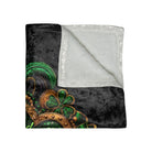 Bad Luck Looks Good on You Irish Crushed Velvet Blanket