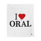 I Love Dripping Oral | Mix & Match Velveteen Fun-Flirty Lovers’ Blankets