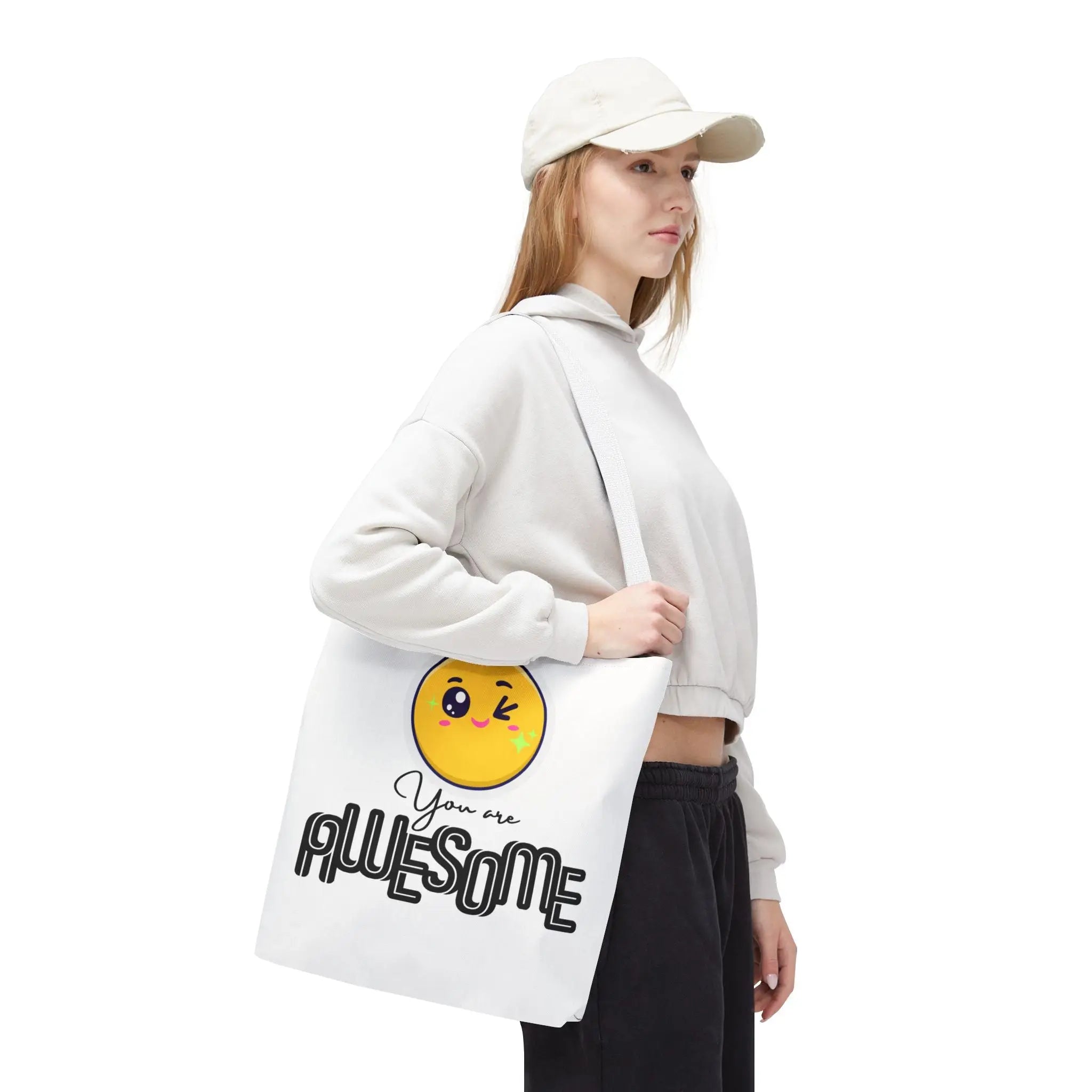 You Are Awesome Emoji | Nectar Napkins Fun-Flirty Lovers’ Totes